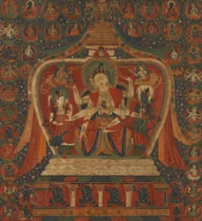 Déesse Ushnishavijaya dans un stupa
